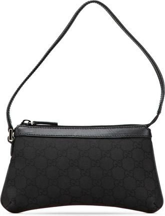 Gucci 2000-2015 GG Nylon shoulder bag - Black