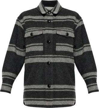 Isabel Marant Dames, Jassen, Grijs, Maat: XS Wol