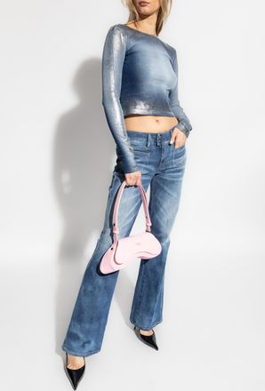 Diesel Top T-BANES-NC-Q1, Womens, Blue
