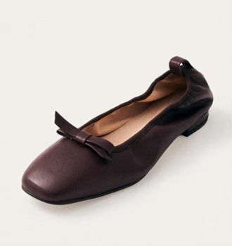Alohas Womens Freya Ballet Flats In Brown