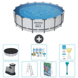 Bestway Piscina Bestway Steel Pro Max Redonda - 488x122 Cm - 8-piezas S574
