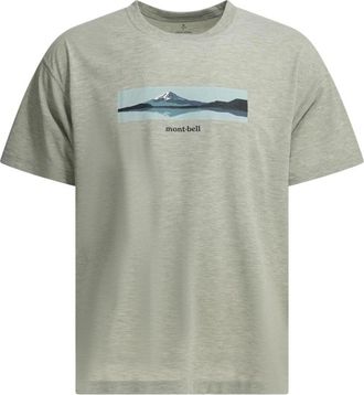 Montbell T-shirt Grafica - - Tops - Uomo - Grigio - L