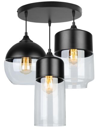 OEM L&aacute;mpara De Techo Colgante, Plaf&oacute;n De Cristal, L&aacute;mpara Led