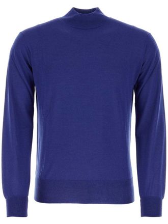 Pantaloni Torino virgin wool jumper - Blue