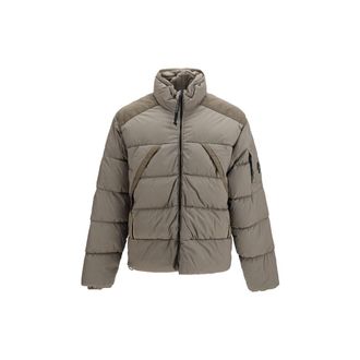 C.P. Company Gray Polyamide Full-Length Mens Jacket