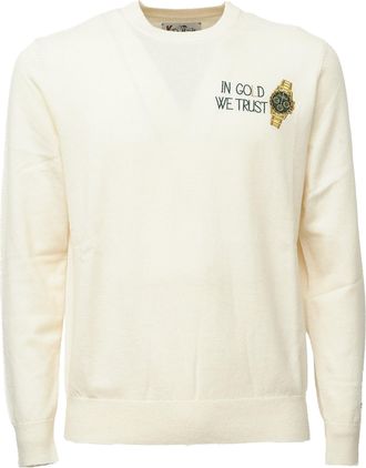 MC2 Saint Barth Heron Light In Gold We Trust Sweater