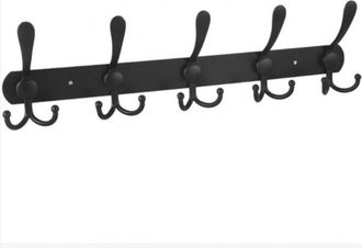 OEM Perchero De Pared - 5 Ganchos Triples, Resistentes, De Acero Inoxidable, Ganchos Met&aacute;licos Para Colgar Ropa, Sombreros, Toallas Y Mucho M&aacute;s