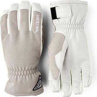 Hestra Powder Short 5 Finger Handschuhe - Unisex | grau