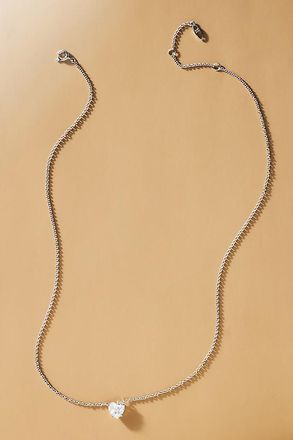 Nadri Modern Love Heart Necklace