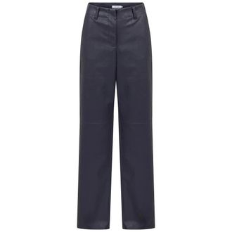 Knit-ted Stijlvolle Naomi Broek - Dames - Broeken - Blauw - Maat: 2XL