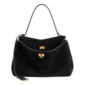 Balenciaga (WMNS) Balenciaga Rodeo Handbag Medium Black 7897722ACKO1000