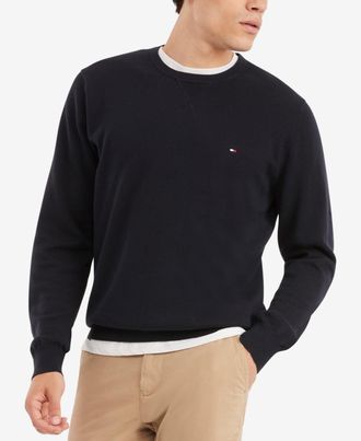Tommy Hilfiger Mens Crewneck Casual Pullover Sweater