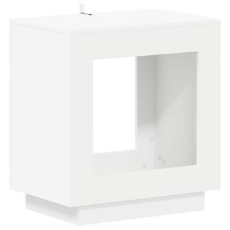 vidaXL Mesa Lateral Blanco 60 X 40 X 65 Cm Madera De Ingenier&iacute;a Vidaxl
