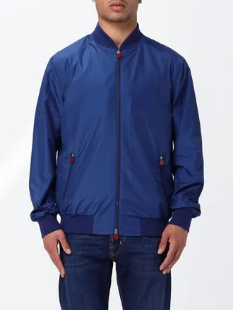 Kiton Bomber in tessuto tecnico stretch con chiusura a zip