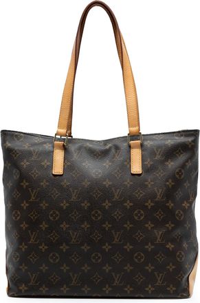 Louis Vuitton Pre-owned Womens Monogram Cabas Mezzo - Brown Textile - One Size