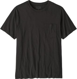 Patagonia Daily Pocket Tee T-Shirt f&uuml;r Herren | schwarz