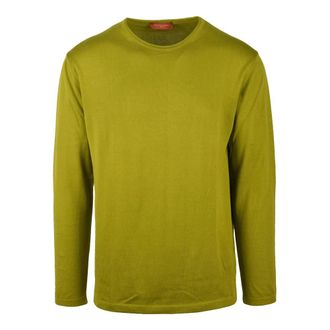 Daniele Fiesoli Truien & Vesten, Heren, Groen, L, Katoen, Pullover Girocollo
