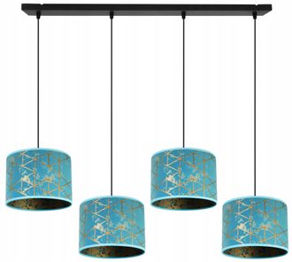 OEM L&aacute;mpara Colgante, L&aacute;mpara De Techo, Pantalla, Patr&oacute;n Dorado