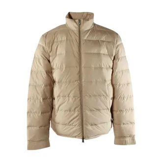 Woolrich Microfiber Jacket - male - Woolrich - Winter Jackets - Beige - XL - Jackets