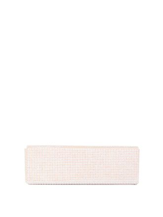Amina Muaddi Satin clutch