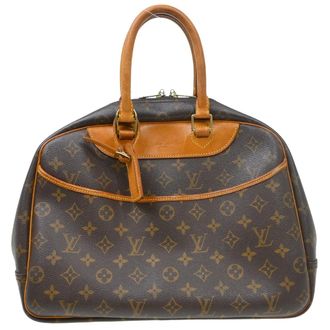 Louis Vuitton Deauville Monogram Canvas Brown Canvas Handbag (Pre-Owned)