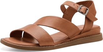 Miz Mooz Harmony Wedge Sandals Womens Wedge Shoes Brandy : EU 41 (US Womens 9.5-10) B - Medium, Leather
