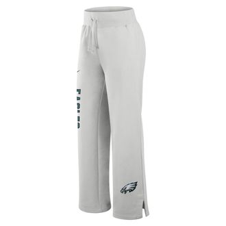 Nike Philadelphia Eagles Primetime Phoenix Wide-Leg Nike Womens NFL Sweatpants in Grey | 027E0BB86-VZL