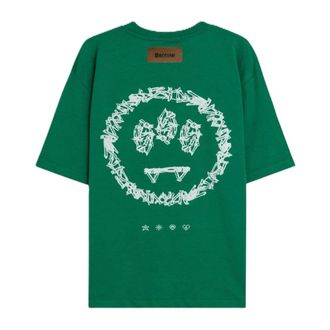 Barrow Barrow, Tops, Heren, Groen, M, Katoen, t-shirt Cotone