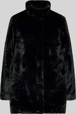 Only Regular Fit Mantel in Kunstfell-Optik Modell VIDA in Black, Gr&ouml;&szlig;e XS