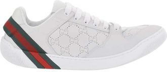Gucci White Screener 3.0 Sneakers