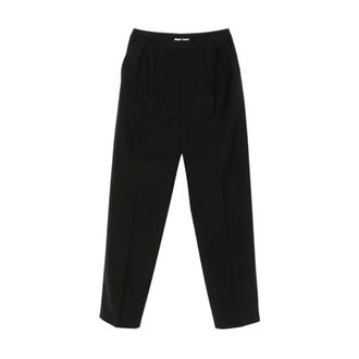Jil Sander Dames, Broeken, Zwart, Maat: 2XL