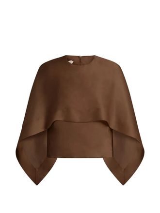 Alberta Ferretti Cape Shirt