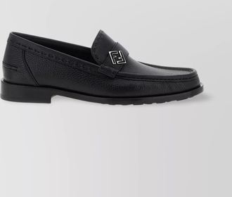 Fendi leather loafers