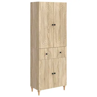 vidaXL Juego De Armarios 2 Uds. Madera De Ingenier&iacute;a Vidaxl