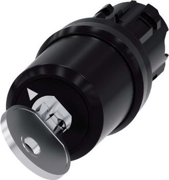 SIEMENS Interruptor De Llave De Pl&aacute;stico De 22 Mm, 2 Posiciones O-i, Siemens N.&ordm; Ssg10, Llave En Posici&oacute;n O, Siemens Act 3su1000-5bf01-0aa0