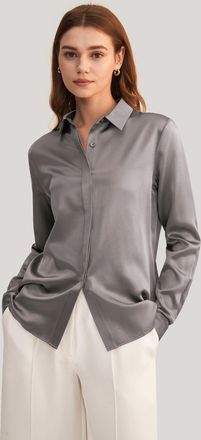 LilySilk Basic Concealed Placket Silk Shirts