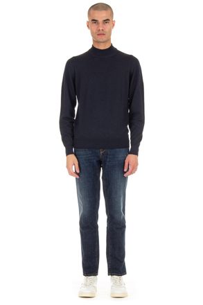 Drumohr Frosted Wool Turtleneck Sweater
