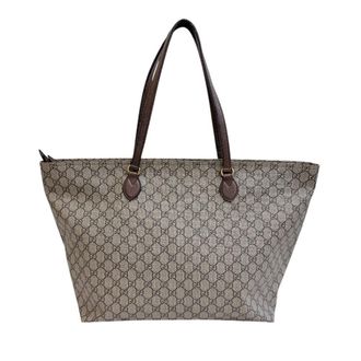 Gucci Brown Gg Supreme Tote Bag (Pre-Owned)