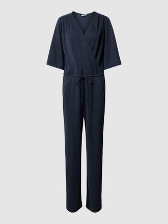 Mbym mbyM Jumpsuit in Wickel-Optik Modell Bradlee in Marine, Gr&ouml;&szlig;e XS