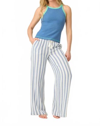 PJ Salvage Back From The Beach Camisole In Blue Horizon