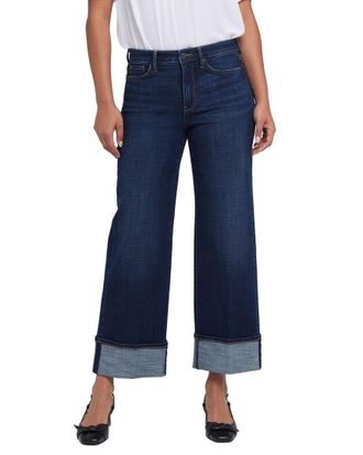 NYDJ Petite Teresa Night Skies Wide leg Jean