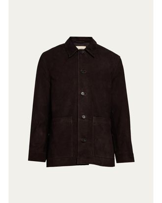 Officine G&eacute;n&eacute;rale Mens Suede Jacket