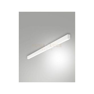 Fabas Luce Millet plafoniera bianca a led 3000K 3380LM 23W opale on/off IP40 100CM
