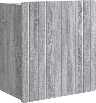 vidaXL Armario De Pared Sonoma Gris 59 X 31 X 64 Cm Vidaxl