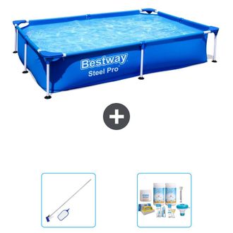 Bestway Piscina Bestway Steel Pro Rectangular - 221x150x43 Cm - 5-piezas S22705
