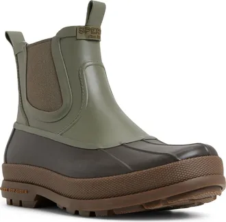 Sperry Top-Sider Clifton Chelsea Waterproof Duck Boot in Olive at Nordstrom, Size 11.5
