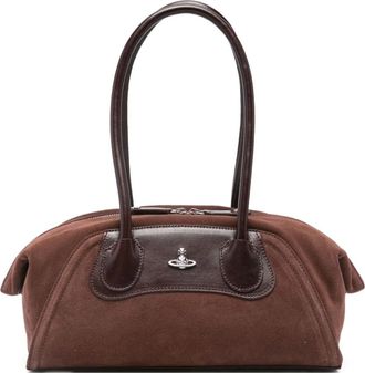 Vivienne Westwood Shopper met leren afwerking - Bruin