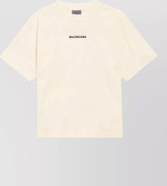 Balenciaga medium fit t shirt back logo