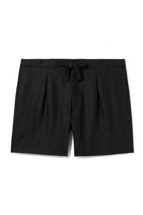 Stòffa Linen-Twill Shorts