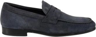 Tod's Suede Moccasin - Heren - Loafers - Blauw - 43 EU - Leer - Schoenen